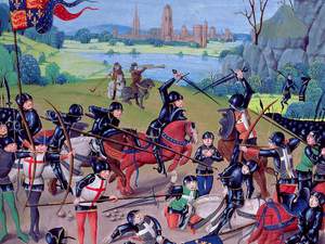Batalla de Agincourt en la Guerra de los Cien Años