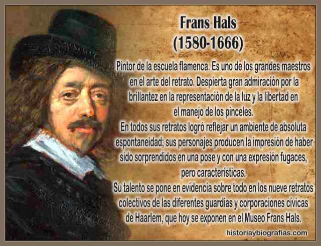 Biografia de Frans Hals -Vida y Obra Artistica del Pintor Flamenco