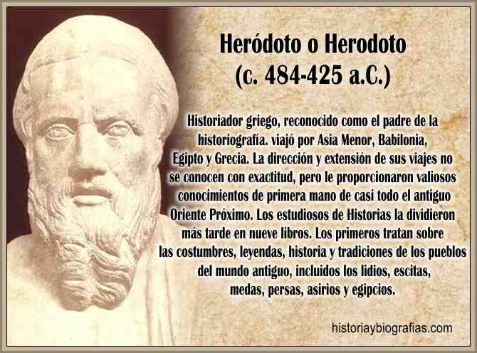 herodoto biografia del padre de la historia