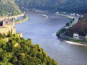 El Río Rin en Alemania