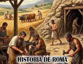 Los Artesanos, Trabajo Agrícola y Minero en Roma Antigua