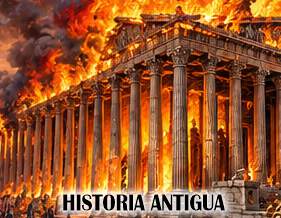 Incendio del Templo de Artemisa en Éfeso, La Destrucción del Templo