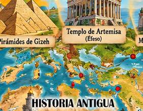 Ubicación Geográfica de las Maravillas del Mundo Antiguo