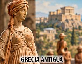 Tanagra: Estatuilla de Terracota de Grecia Antigua