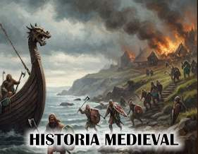 Los Vikingos: Ataques con Barcos a Las Costas de Gran Bretaña y Francia