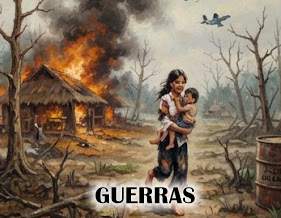 Uso y Efectos del Napalm y Gases Defoliantes en la Guerra de Vietnam