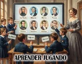 Juego Para Aprender los Nombres de Grandes Hombres Argentinos