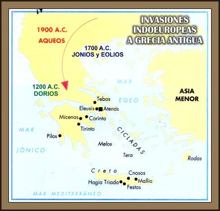 INVASIONES indoeuropeas a grecia antigua