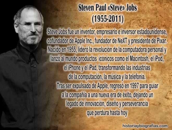 biografía de Steve Jobs
