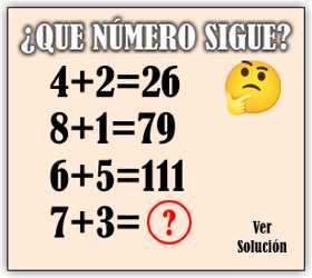 Acertijo Matemático