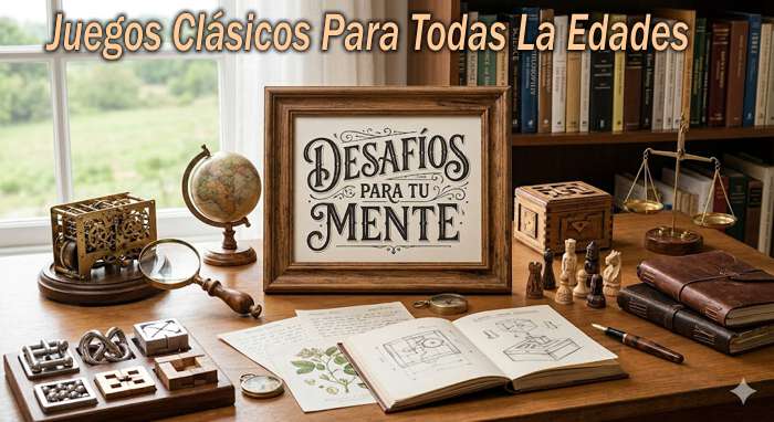 JUEGOS CLÁSICOS- DESAFIOS PARA TU INGENIO