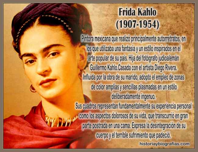 Biografia de Frida Kahlo Resumida:Vida y Obra Pintora Mexicana