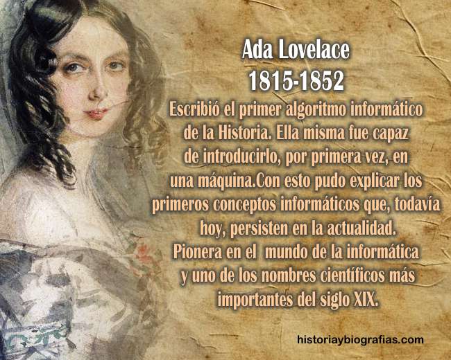 biografia de ada lovelace