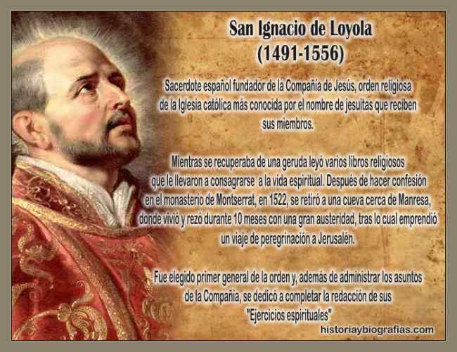Biografia de San Ignacio de Loyola - Vida y Obra Religiosa