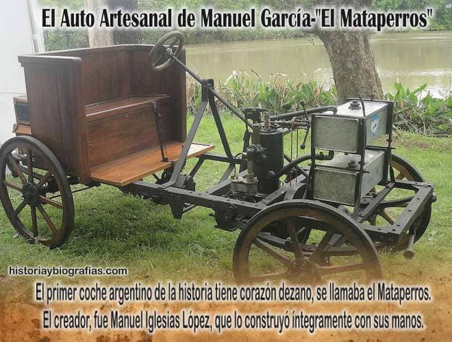 el auto artesanal de Manuel Garcia , el mataperros