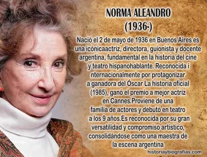 biografia de norma aleandro