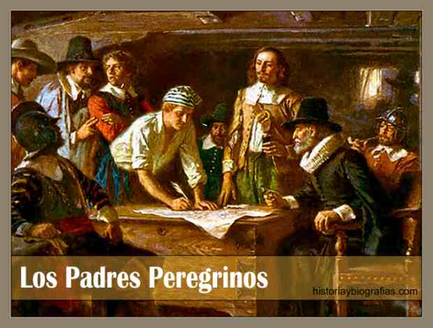 Los Padres Peregrinos en el Mayflower:Barco de Puritanos Inmigrantes