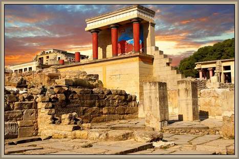 palacio de cnosos en grecia edad minoica