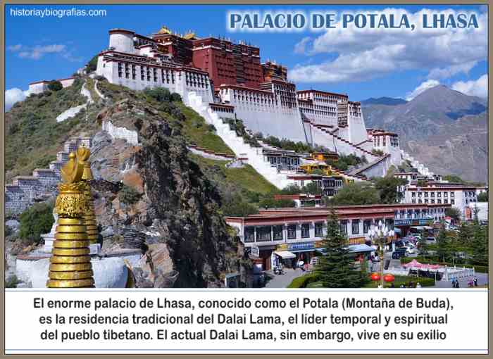 Palacio Potala en el Tibet-Templo Sagrado de Dalai Lama