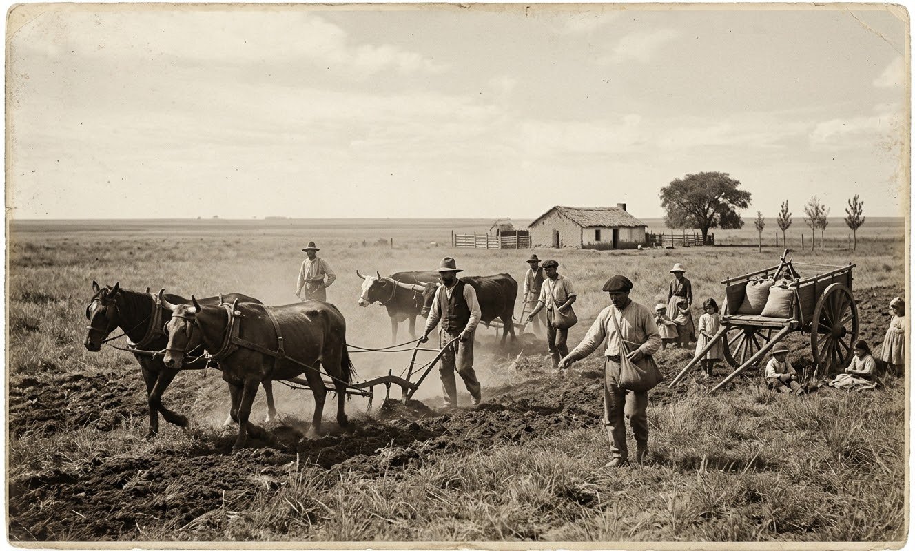 los inmigrantes europeo en la primer colonia de argentina:Esperanza