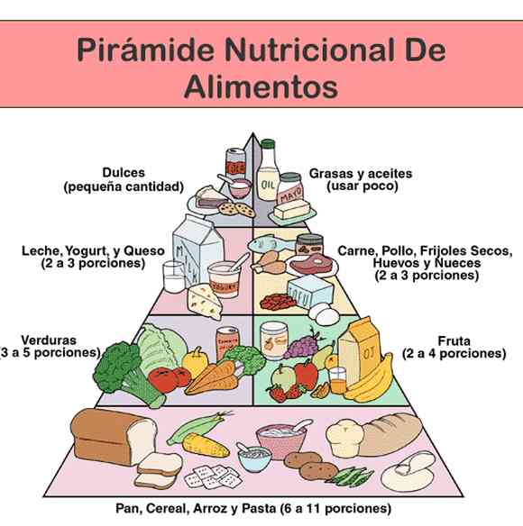 Piramide de Alimentos Nutricional: Alimentacion Grupos de Alimentos