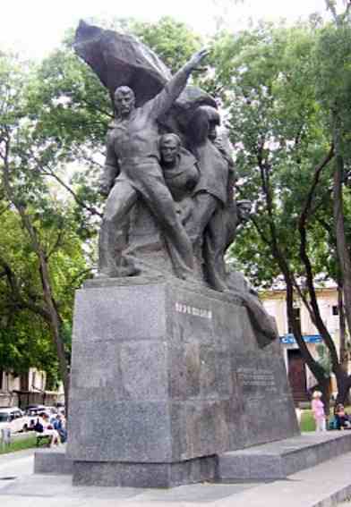 Monumento a los héroes del Potemkin, en Odessa