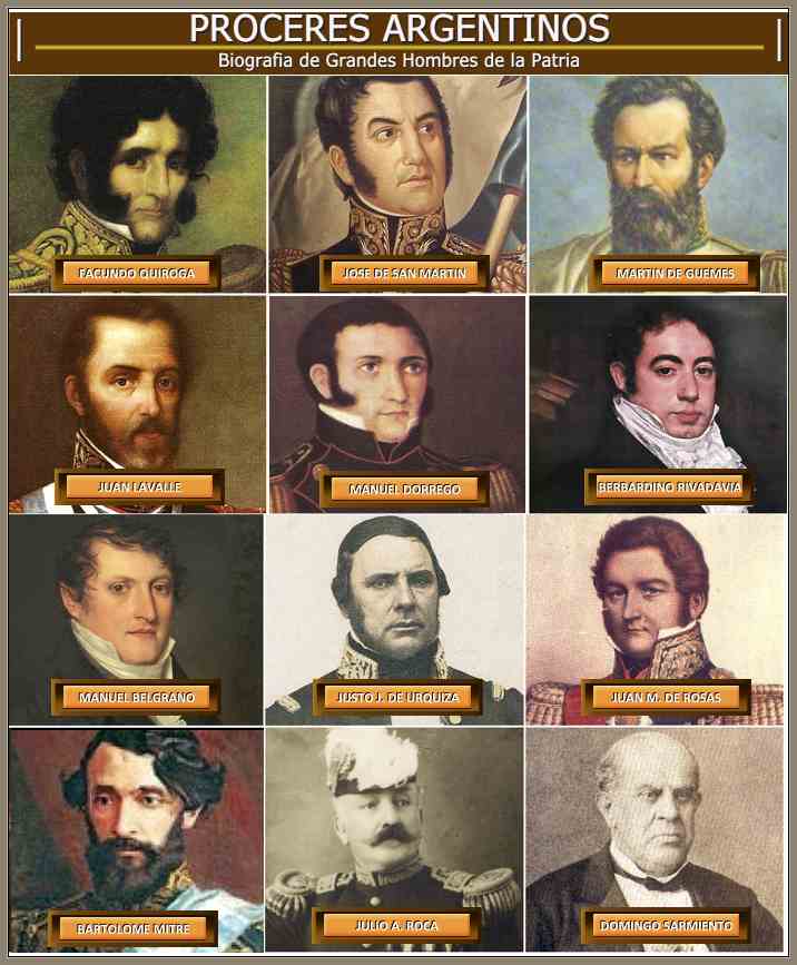 Biografías de Próceres Argentinos: