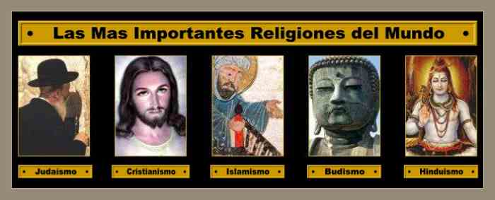 Las Mas importantes Religiones del Mundo - Historia y Origen