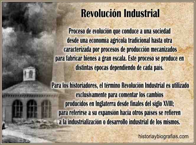 Historia de la Revolución Industrial