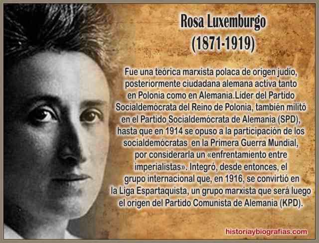 Biografia de Rosa Luxemburgo-Creacion de la Liga Espartaquista 