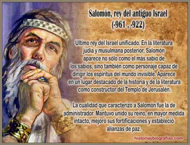 Salomon el  Gran Rey de Israel:Biografía e Historia del Pueblo