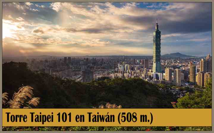 Torre Taipei 101, Caracteristicas y Medidas del Edificios