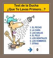 test de la ducha