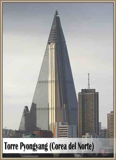Torre Pyongyang en Corea Norte